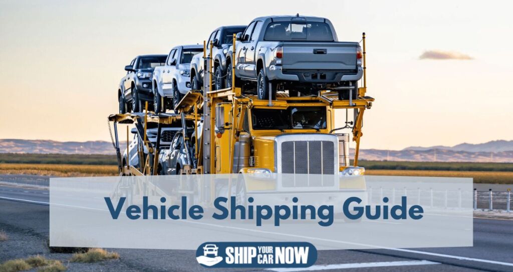 Vehicle shipping guide