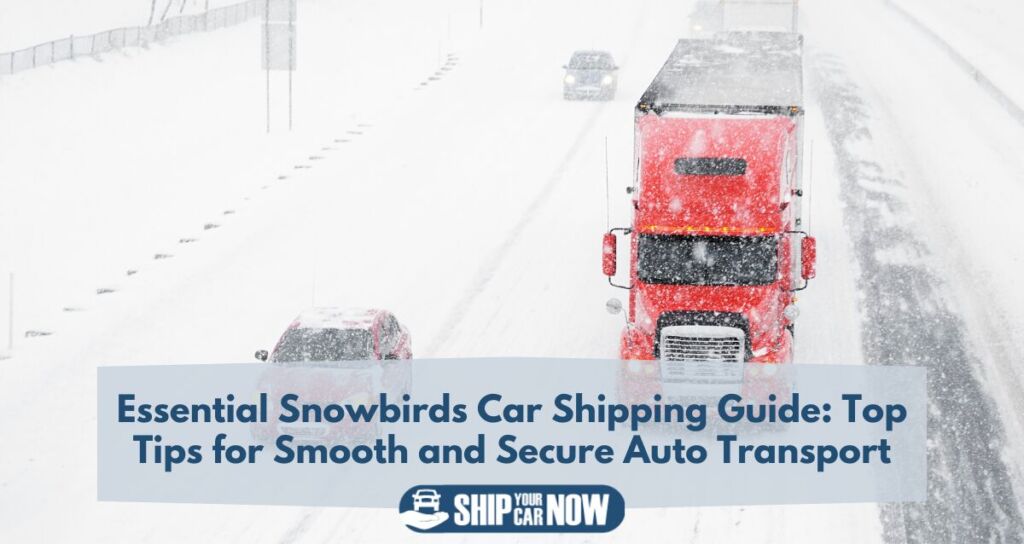 Essential Snowbirds Car Shipping Guide: Top Tips for Smooth and Secure Auto Transport