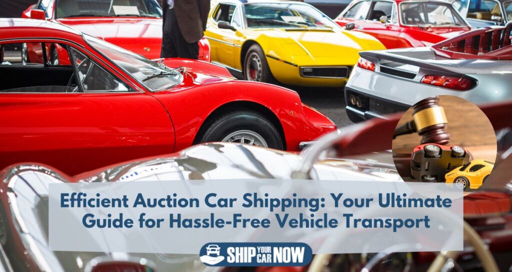 Efficient Auction Car Shipping: Your Ultimate Guide for Hassle-Free Vehicle Transport