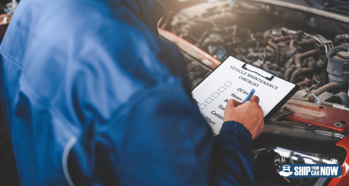 Document your vehicle's condition before shipping